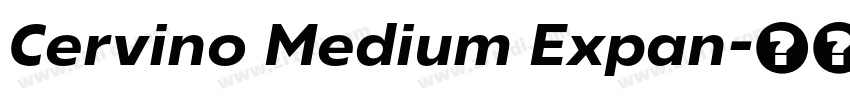 Cervino Medium Expan字体转换